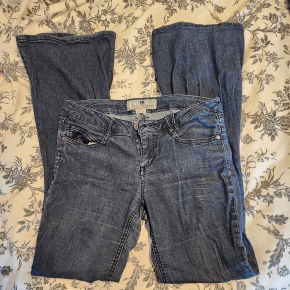 Y2K Jolt flare leg blue jeans, size 9 - Picture 1 of 11